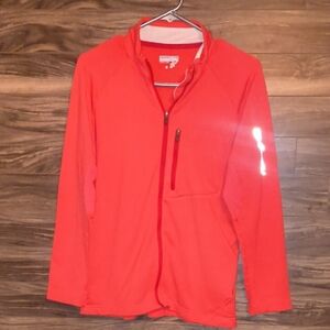 Salomon AdvancedSkin Warm Full Zip Midlayer Jacket - Women’s Large - Salmon Pink